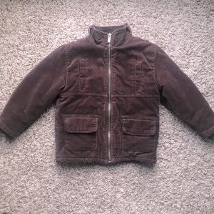 Kenneth Cole brown velvety Coat